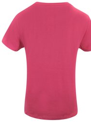 Cotton fuchsia T Shirt