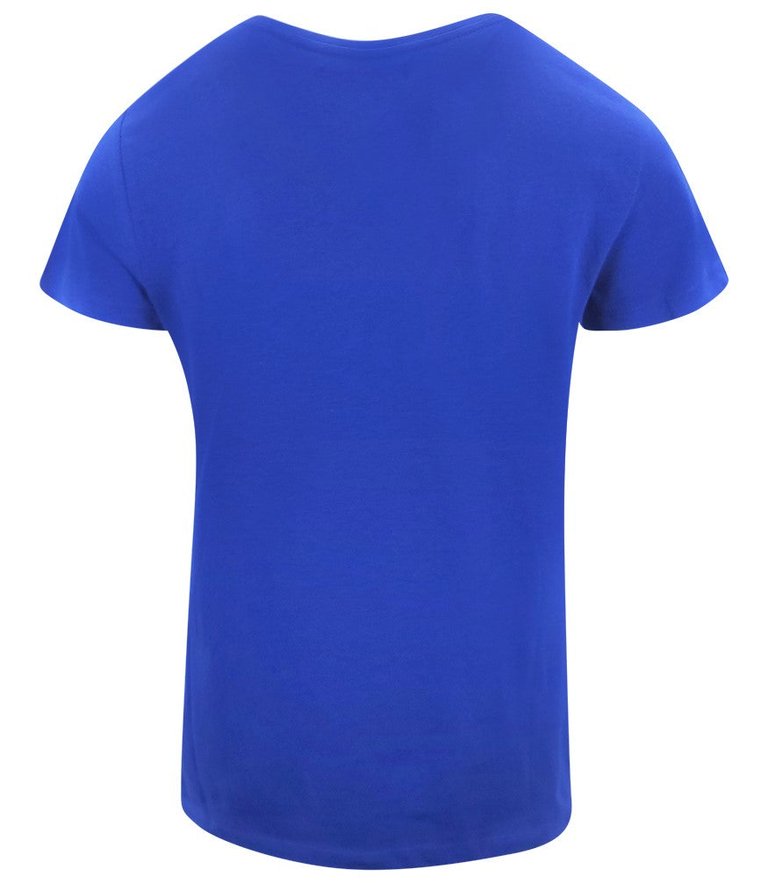 Cotton Mid Blue T Shirt