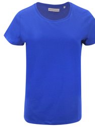 Cotton Mid Blue T Shirt - Mid Blue