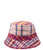Cotton Small Brim Plaid Hat - Multi