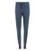 Denim Cashmere Sweat Pants With Gold Laminated Bands - Denim