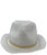 Fedora Silver With Gold Band - 7306 Argento