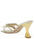 Gold High Heel Sandal