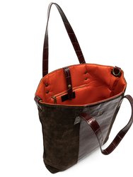 Ida 20 Brown/Cognac Shopper Bag