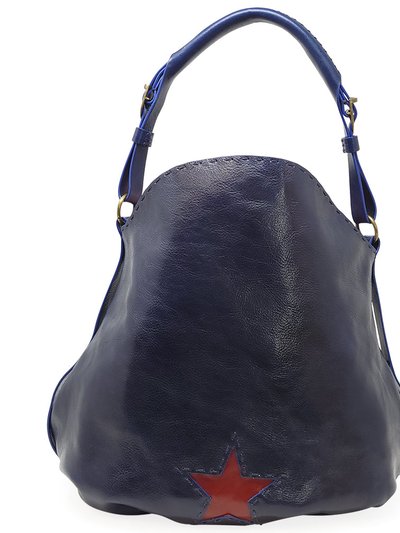 Madison Maison Navy Leather Star Crossbody-Shoulder Bag product