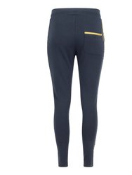 Navy With Gold Stripe Sweatpants