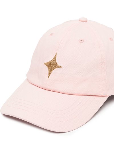 Madison Maison Pastel Pink Baseball Cap With Glitter Star product