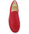 Red Short Hair Calf Slip On Sneaker