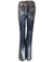 Silver Denim Laminated Jeans