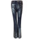 Silver Denim Laminated Jeans - Silver Denim