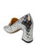 Silver Leather Quilted Loafer