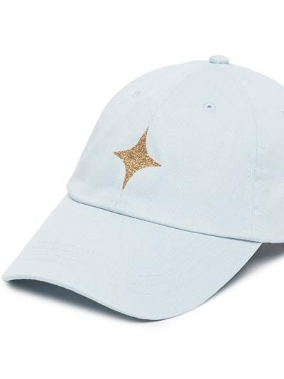 Madison Maison Sky Blue Baseball Cap With Glitter Star product