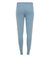 Sky Blue Cashmere Sweat Pants With Gold Laminated Bands