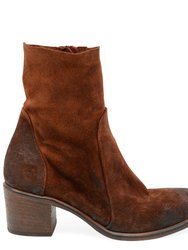 Tan Suede Ankle Boot - Tan
