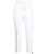 White Cotton Sweatpants With Laminated Band - White