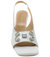 White Jeweled Slingback Sandals