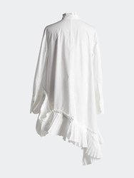 Asymmetrical White Shirt