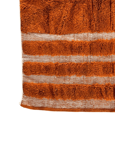 Madouk Collection Brixton Rug - White | Orange - High-Low product