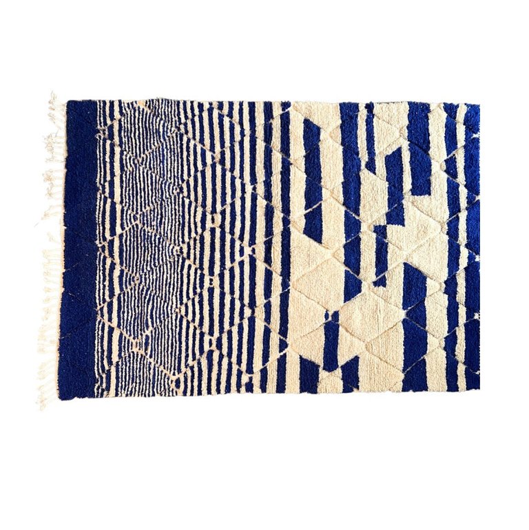 Jack & Jill Rug - Blue |  Pink - High-Low - Blue