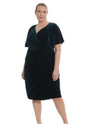 Caomi Dress - Hunter Green