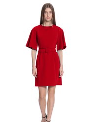  Donna Morgan Iona Dress - Flame Scarlet