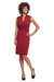 London Times Soraya Dress - Red Dahlia