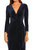 Lysandra Velvet Dress In Blue