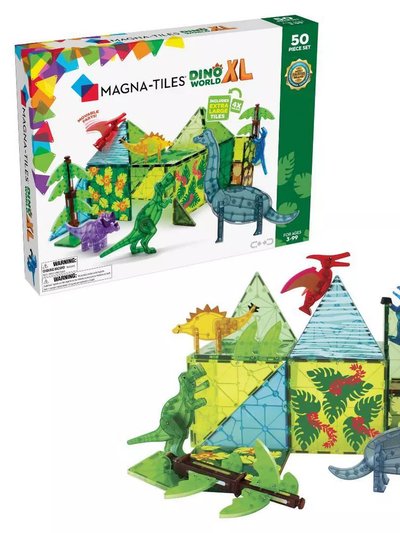Magna Tiles Dino World XL 50-Piece Set product