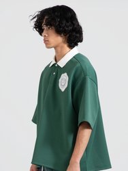 Applique Oversized Polo Shirt