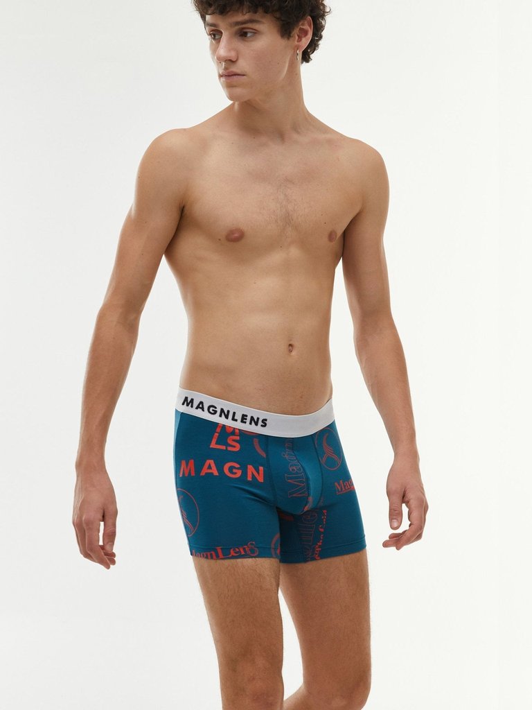 Band Boxer Briefs - Blue Coral - Blue Coral