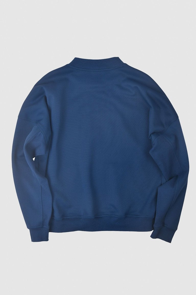 Baseball Graphic Sweatshirt - Blue