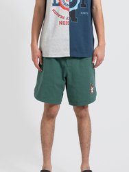 Woven Basketball Shorts - Green