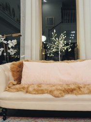 Faux Fur Body Pillow Cover - Heavenly Pink