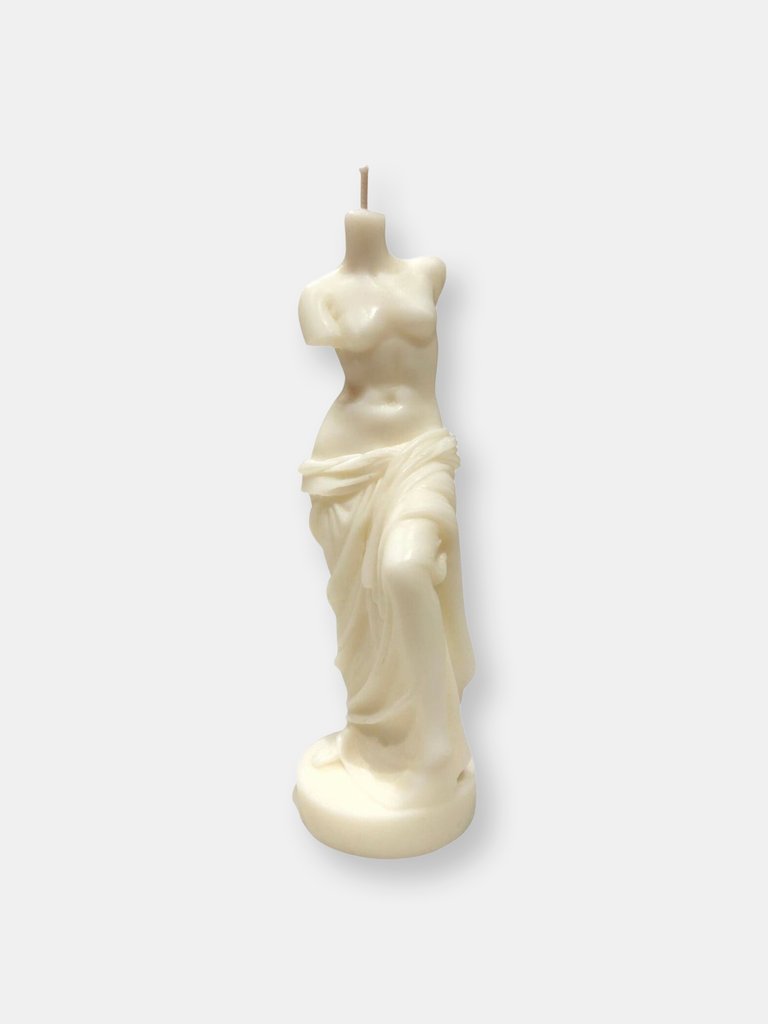 Large Goddess Venus Sculpture Candle - Gardenia Scent