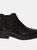 Maine Mens Brampton Leather Flex Sole Chelsea Boots (Black) (12)