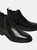 Maine Mens Brampton Leather Flex Sole Chelsea Boots (Black) (12) - Black