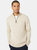 Maine Mens Cable Cotton Half Zip Sweater (Stone) - Stone