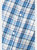 Maine Mens Classic Checked Short-Sleeved Shirt (Blue)