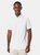 Maine Mens Geometric Short-Sleeved Shirt (White) - White