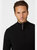 Maine Mens Premium Cotton Funnel Neck Sweater (Black)