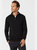 Maine Mens Premium Cotton Funnel Neck Sweater (Black)