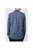 Mens Classic Double Checked Long-Sleeved Shirt - Blue