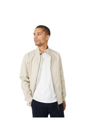 Mens Harrington Cotton Jacket - Stone