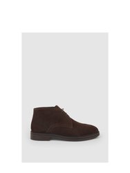 Mens Luca Suede Chukka Boots - Brown
