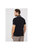 Mens Pique Tipped Polo Shirt - Black