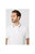 Mens Pique Tipped Polo Shirt - White