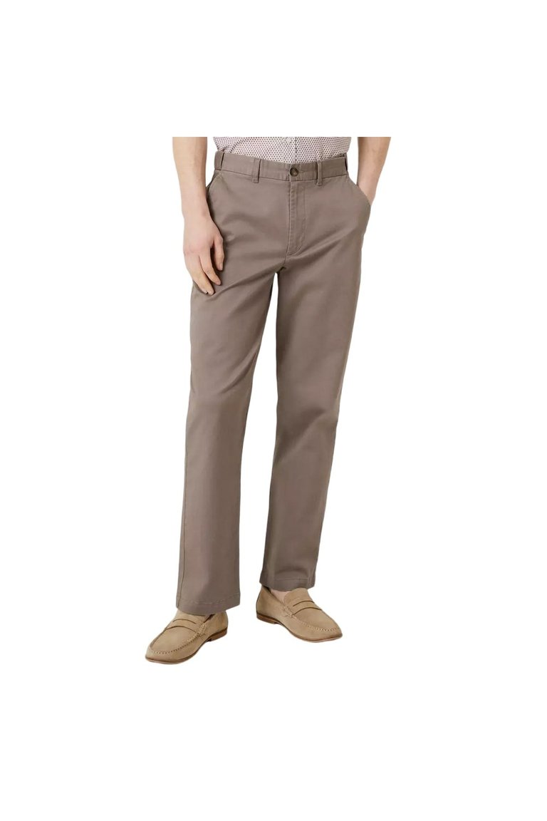 Mens Premium Chino Pants - Taupe - Taupe