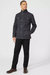 Mens Waxed Funnel Neck Jacket - Charcoal