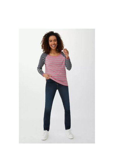 Maine Womens/Ladies 5 Pockets Straight Leg Jeans - Dark Wash product