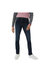 Womens/Ladies 5 Pockets Straight Leg Jeans - Dark Wash